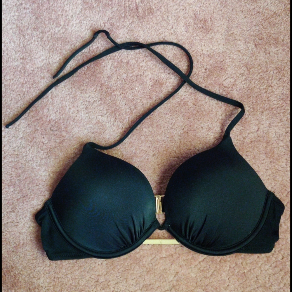 VS Bombshell Halter Bikini Top with Push Up